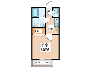 ヘキサグラム南大沢の物件間取画像